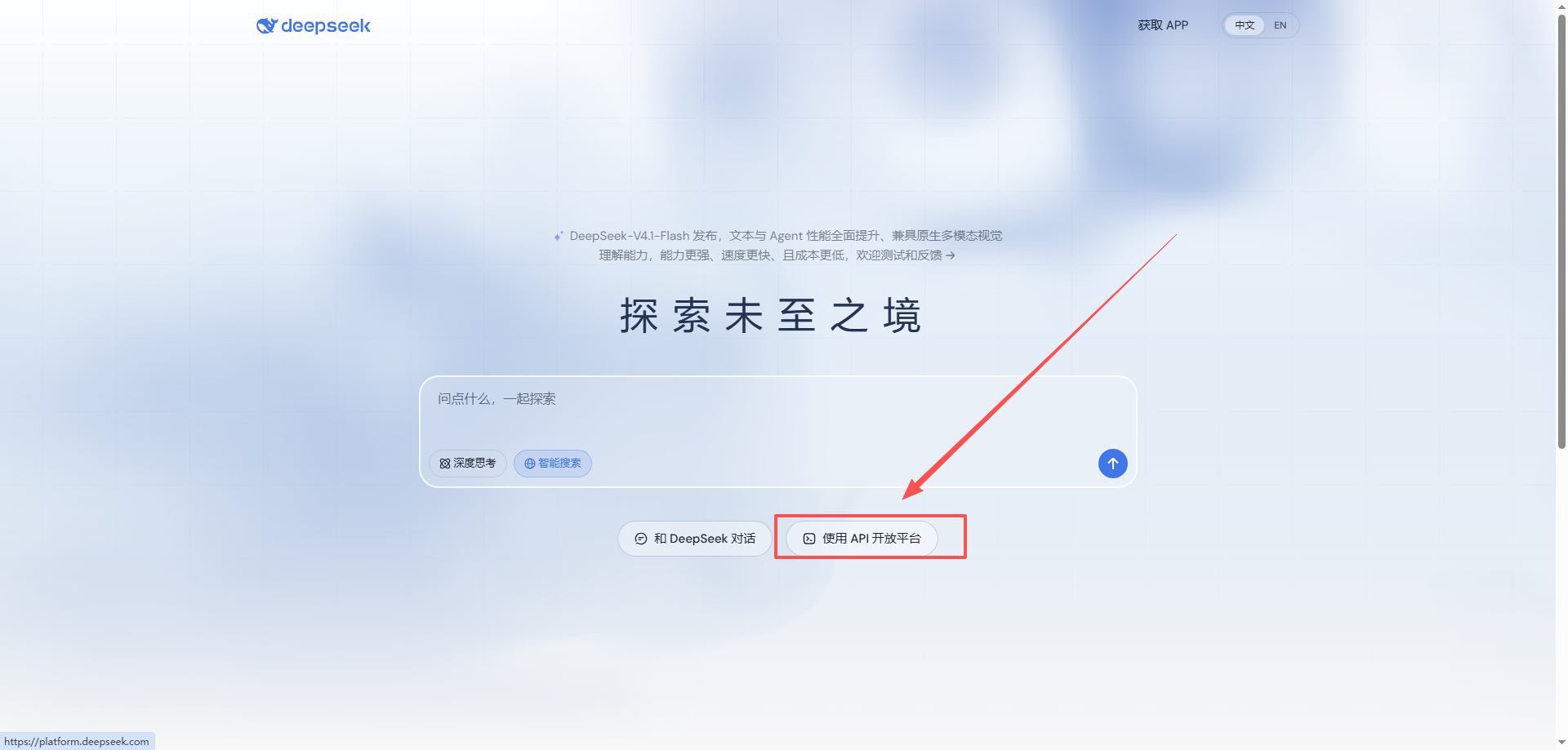 点使用 API 开放平台